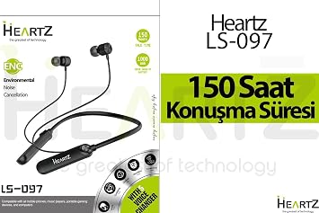 Taç Bluetooth Kulaklık Yüksek ŞarjI ile 150 Saat Bekleme Süresi 10 Metre Çekiş Menzilİ Dışarıdan Gelen Sesleri Filtreleyen Kulak İçi Tasarım aktif ENC görüşme memnuniyet garantili 097 (SİYAH)