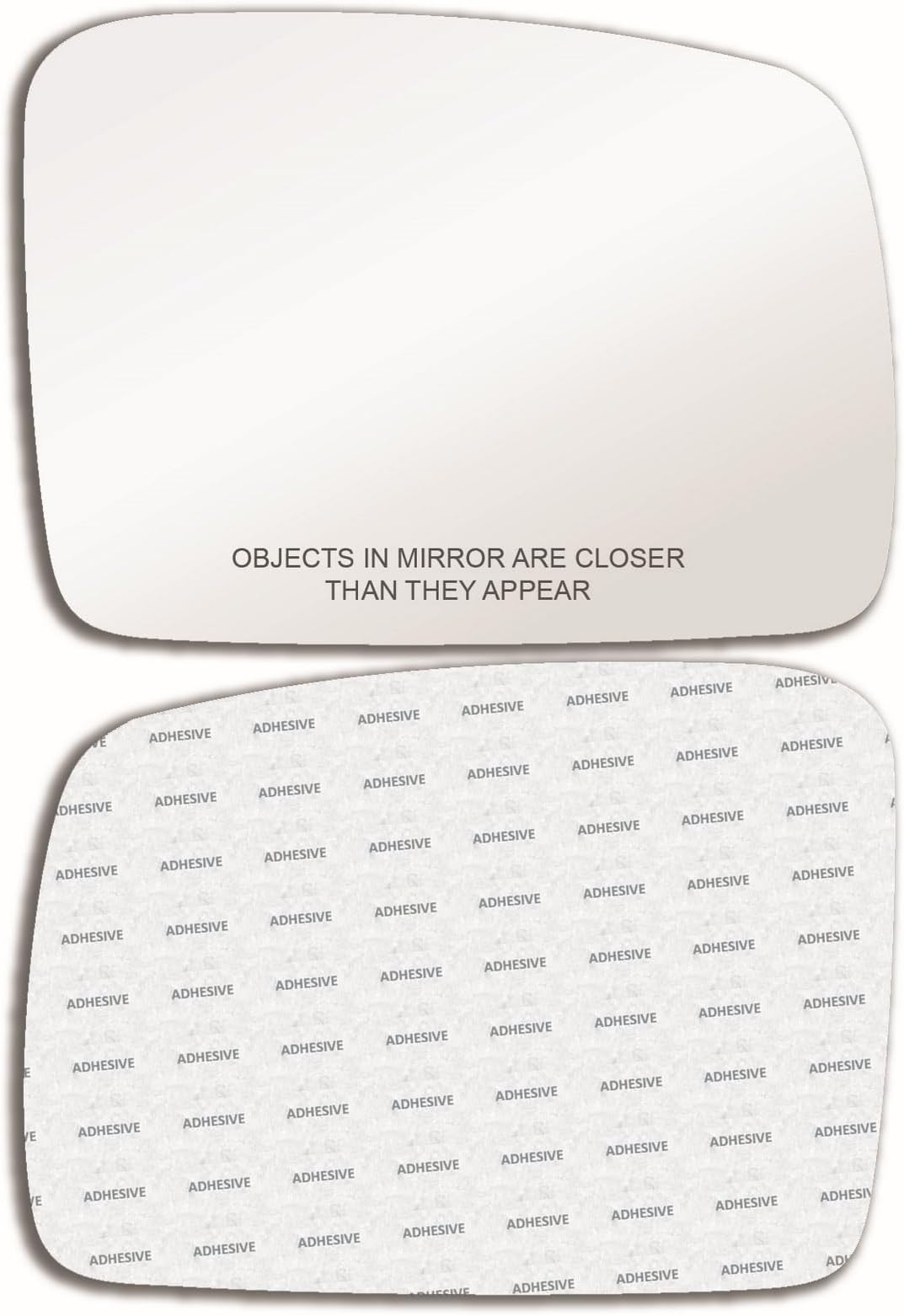 New Replacement Mirror Glass with FULL SIZE ADHESIVE for LAND ROVER LR2 LR3 RANGE ROVER SPORT Passenger Side View Right RH