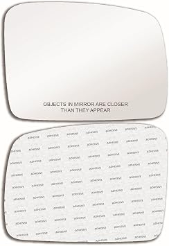 New Replacement Mirror Glass with FULL SIZE ADHESIVE for LAND ROVER LR2 LR3 RANGE ROVER SPORT Passenger Side View Right RH