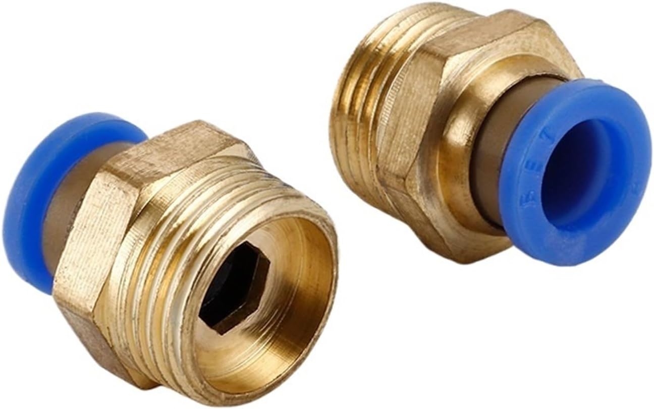 PC threaded straight quick connector PU trachea quick connector pneumatic connector components(PC16-06)