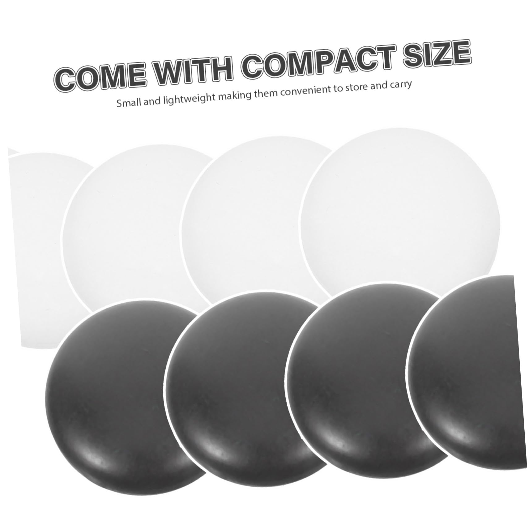 Mipcase Set Da Gioco Go 360 Pezzi Pietre in Resina Resistenti e Lisce Per Ragazzo Ragazza e Adulti, Accessori Per Gioco Da Tavolo Strategico, Stimolazione Mentale e Divertimento Educativo