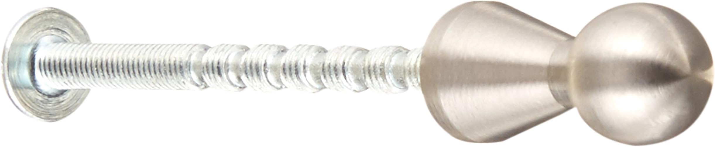 Siro Designs SD44-168 Brush Round Knob, 0.45-Inch, Stainless Steel
