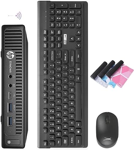 HP Mini PC EliteDesk 800 G2 Micro escritorio, i7 6700 Quad Core hasta 4.00GHz, 32GB DDR4 1TB SSD, AX210 WiFi 6E incorporado + Bluetooth 5.2, HDMI,
