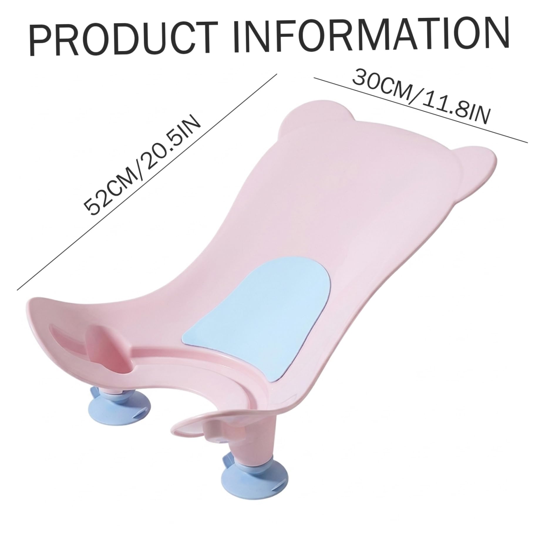 Bañera para lavabo para bebé, bidé portátil para bebé, soporte para baño para recién nacido, enjuague manos libres, lavadora de glúteos, para fregadero, fácil cambio de pañales