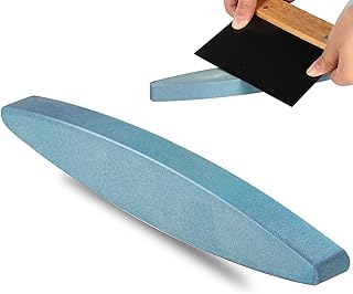 Axe Sharpeners Whetstone Hatchet Sharpening Stone Tool Sharpener Oval Blade Sharpening Stones for Kitchen Knives Scissors Garden Tools Chisels Axes, 2PCS