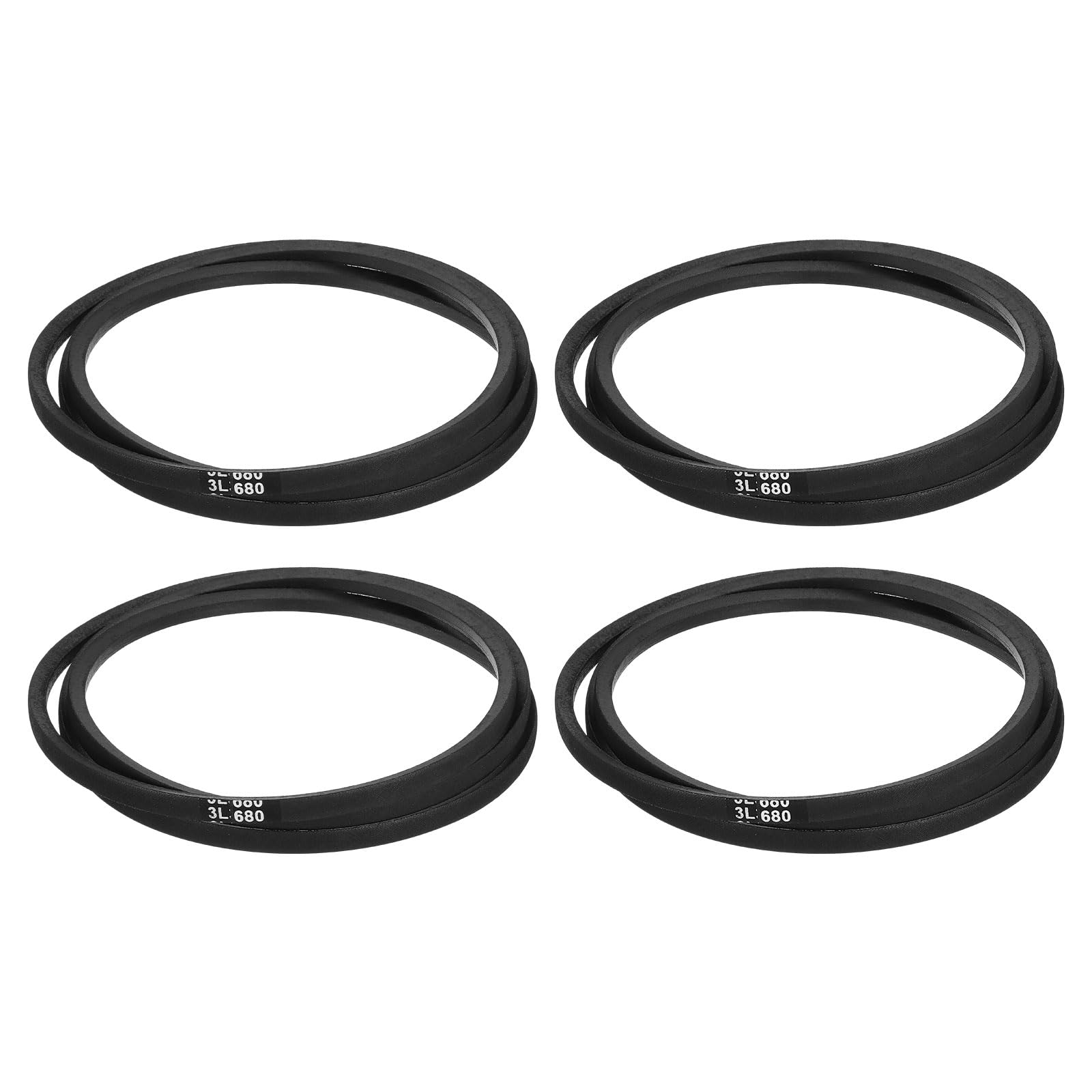 uxcell 3L240 Classic Wrapped Rubber V-Belt, 24"(610mm) Outside Circumference, 3L Profile V Belt 3/8" Width 7/32" Height — view 225
