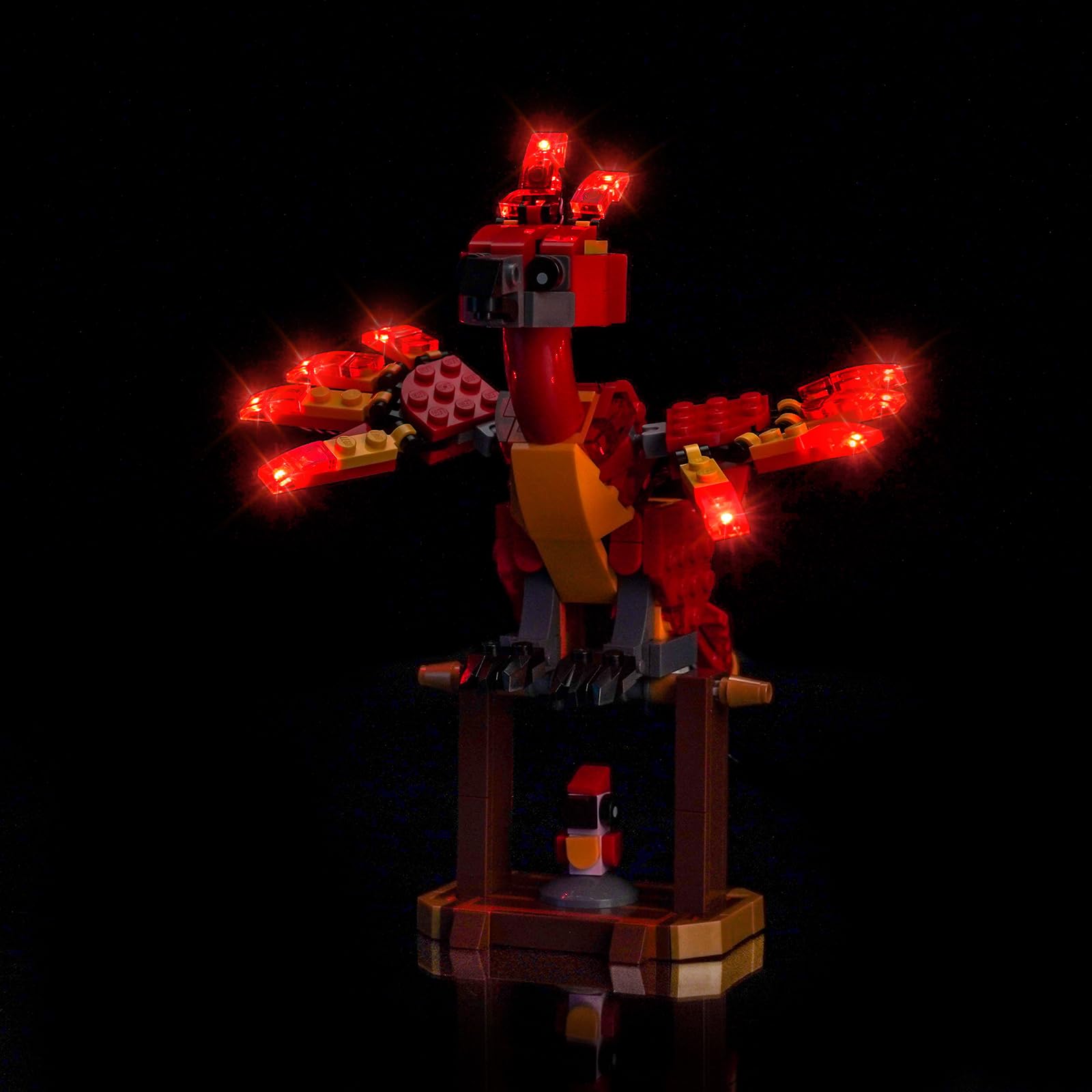 LocoLee Light kit Compatible with Lego 76448 Fawkes: Dumbledore's Phoenix - No Model Only Light, LED Lighting Accessories Compatible with Lego 76448