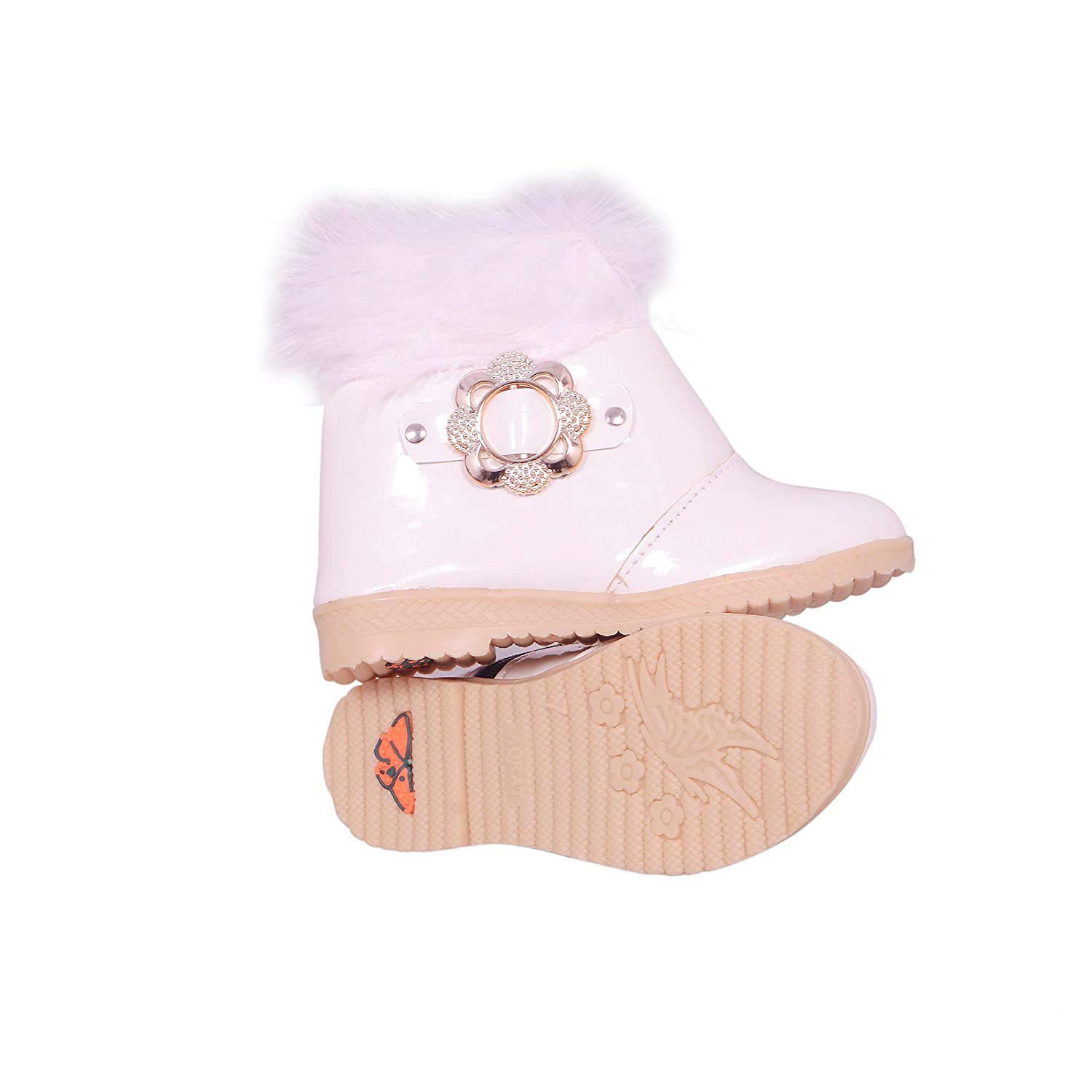 Fashion Shoes Baby Girls' White Modern Shoes -6-6.5 Years. 1