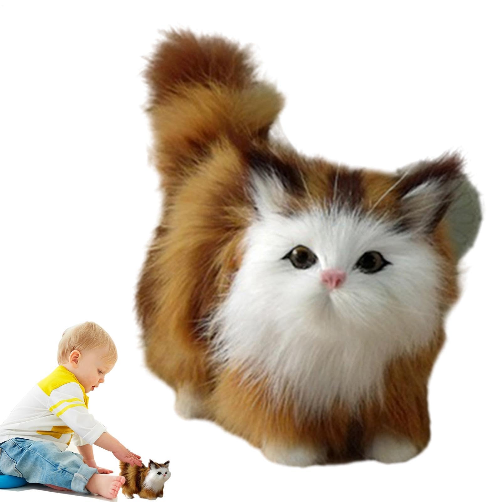 Gato de peluche realista el regalo perfecto para amantes de los animales