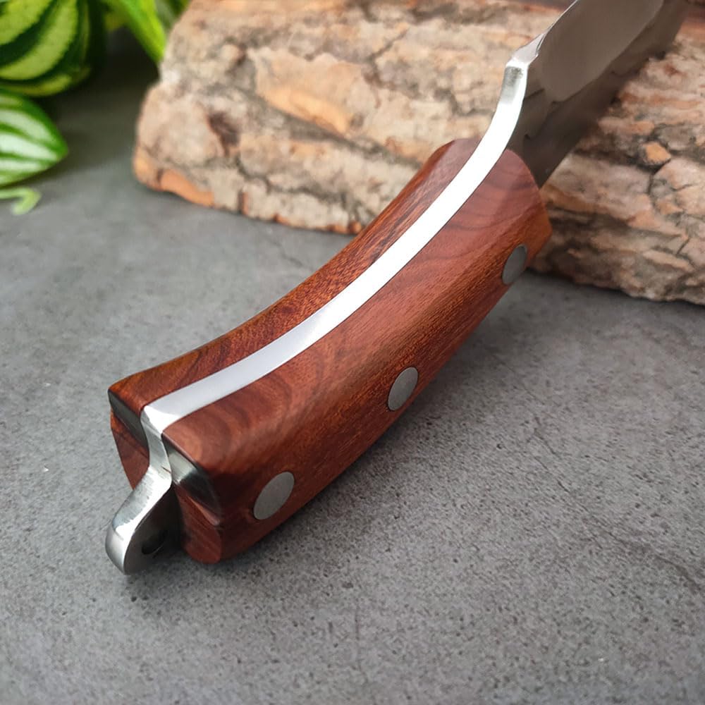Meat Cleaver,Cleaver Knife 3 Inch Kitchen Knife Stainless Steel Boning Butcher Knife Meat Cleaver Fishing Knife Forged Chef Knife Cooking Tools, LAMAJIGA5844