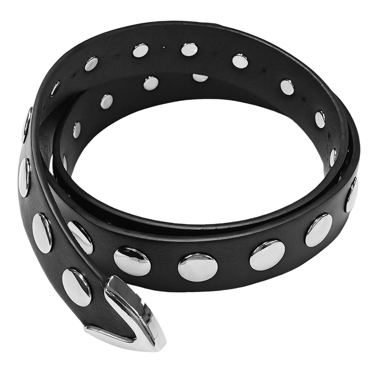 CYNOSURETECH 1 Piece Of Women'S Belt, Punk Style Belt, Clothing Decorative Belt, Fashionable Personality, Pu Leather