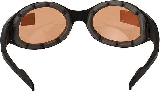 Amazon Com Bobster 1650 Foamerz Sport Sunglasses Black Frame Amber Lens Automotive