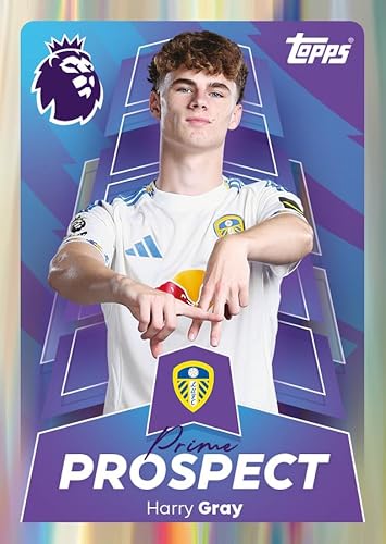 Topps Premier League Stickers 2026 - Mega Pack - enthält 18 Premier-League-Stickerpäckchen (insgesamt 108 Sticker).