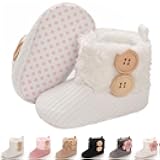 Baby Boy Girl Boots Newborn Shoes Winter Snow Bowknot Anti-Slip Soft Sole Warm Infant Toddler Prewalker Booties