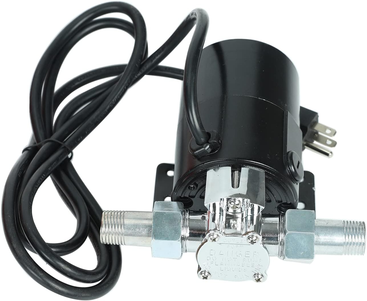 SUPERFASTRACING 17 Gallon Low Profile Roll Around Oil Drain Pan with 110V Electric Pump 8FT Hose for Trucks Cars SUVs