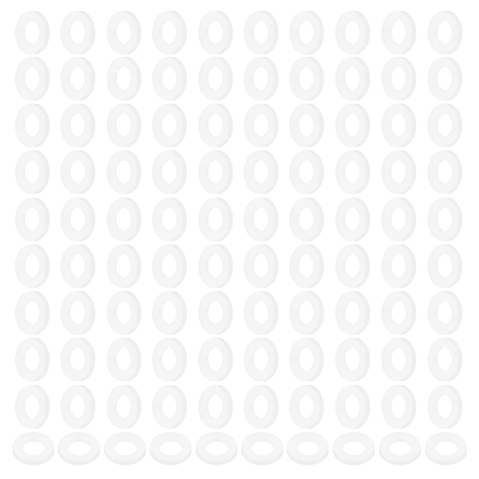 PATIKIL M6 Nylon Flat Washers