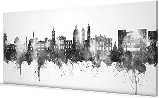 Nice France Skyline Box Canvas Print -16821