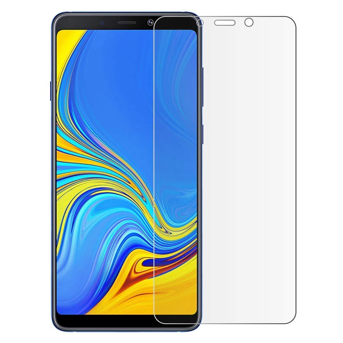 KRISHNEEL™ Screen Guard For GALAXY A9 Mobile Full Screen Coverage 9H