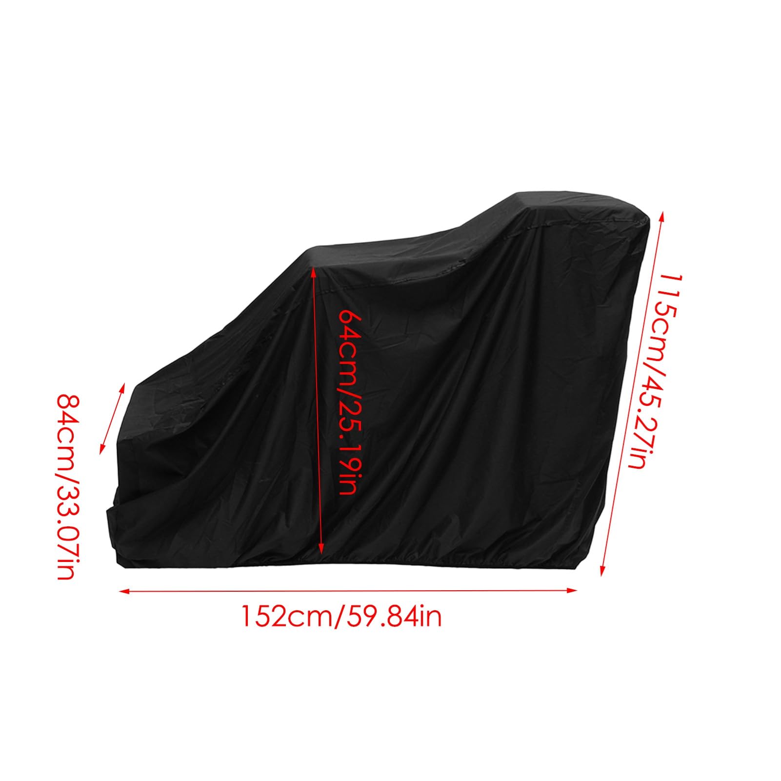 Snow Blower Cover, 210D Oxford Cloth Water Proof Snowblower Cover with Drawstring Heavy Duty Outdoor Snow Thrower Cover for Most Electric Two Stage Snow Blowers