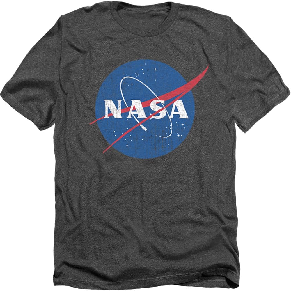 NASA Logo Space T Shirt Black