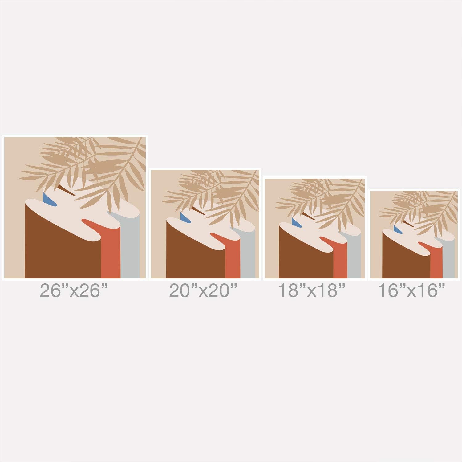 Society6 Mpgmb Tropical Breeze 01 Throw Pillow, 16"x16", Multi