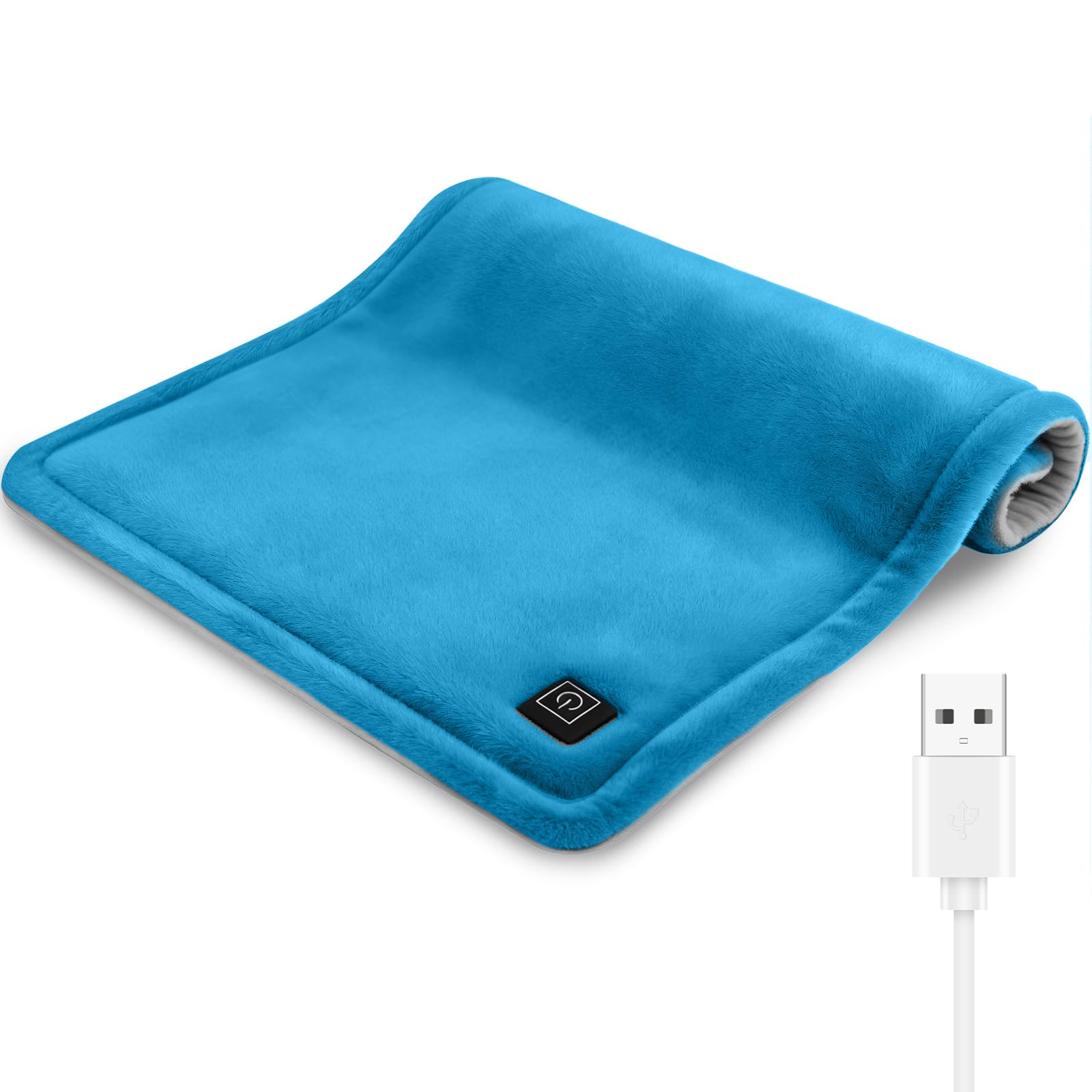 USB Heating Pad in Blue