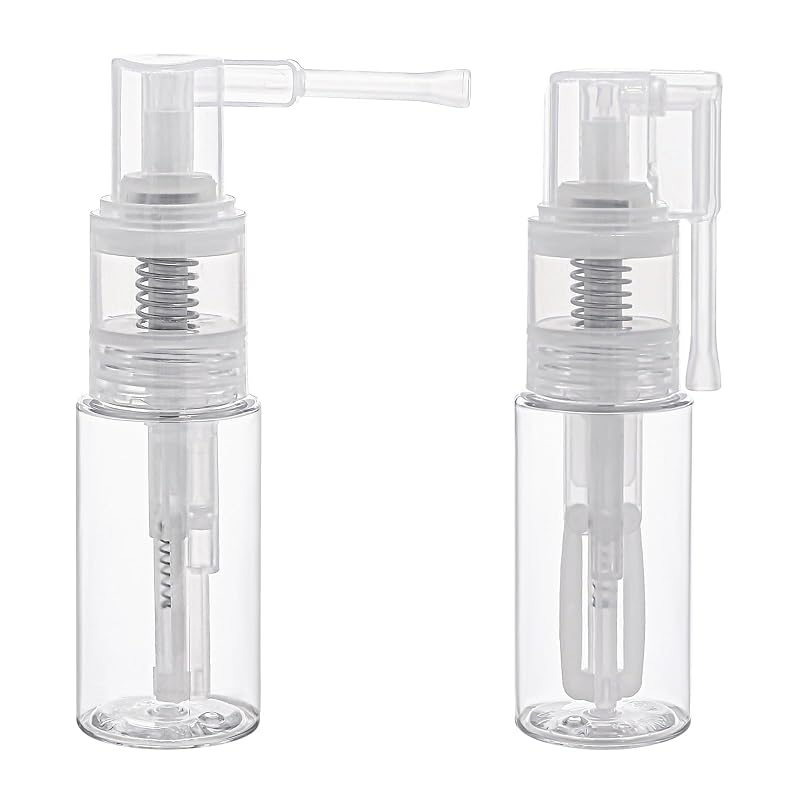 Vin Beauty Frascos Recarregáveis para Pulverização de Pó, 2 unidades