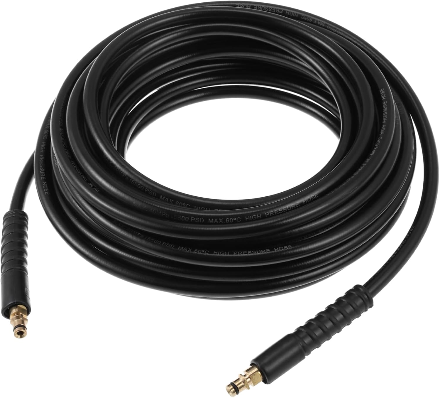 15m High Pressure Washer Hose Extension for Series Cleaning Hose Flexible Design Low Fluid Resistance Weather Abrasion Resistant