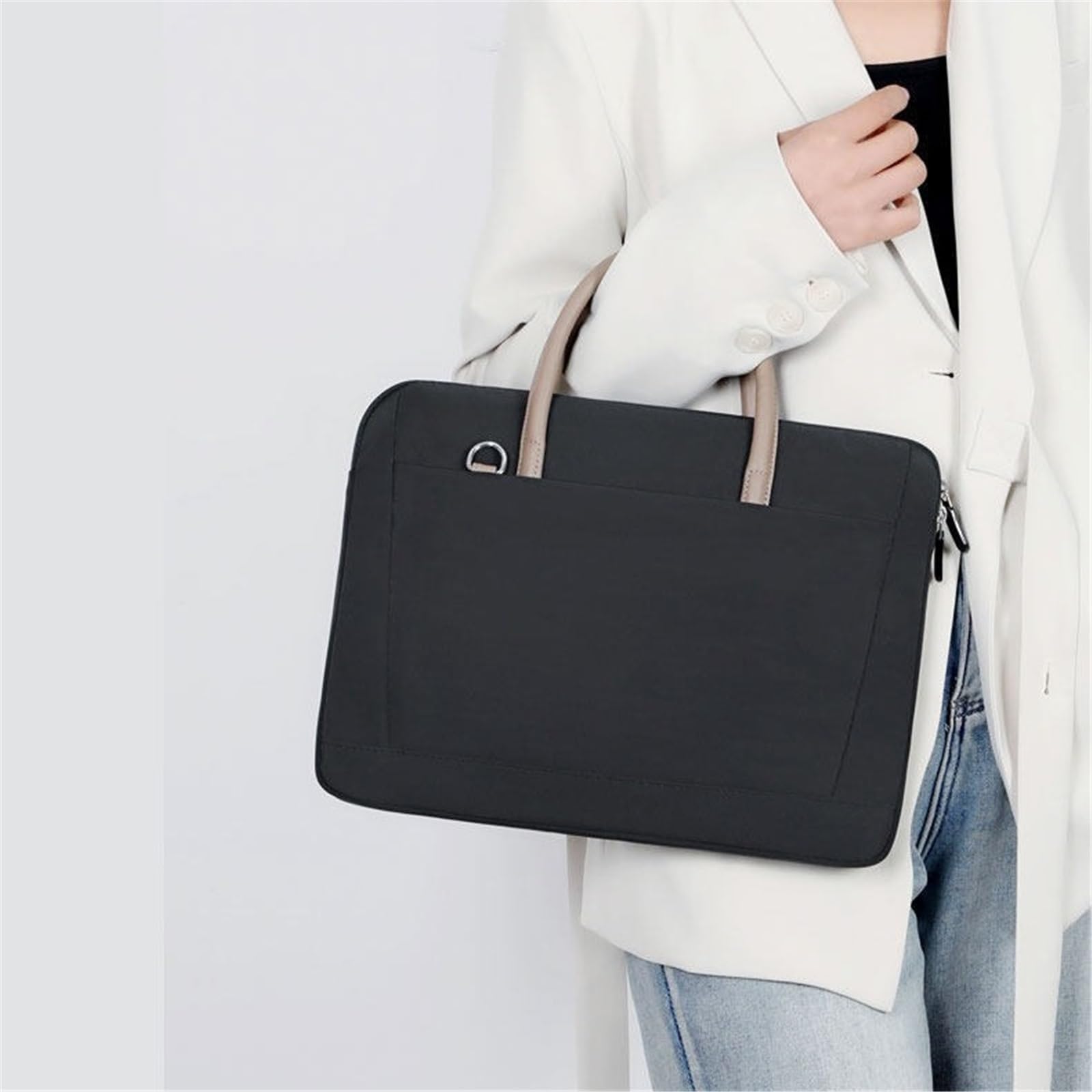 Business Laptop-Tragetasche mit Schultergurt und Griff. Laptop-Tasche for Reisen/Geschäft/Herren/Damen Aktentasche