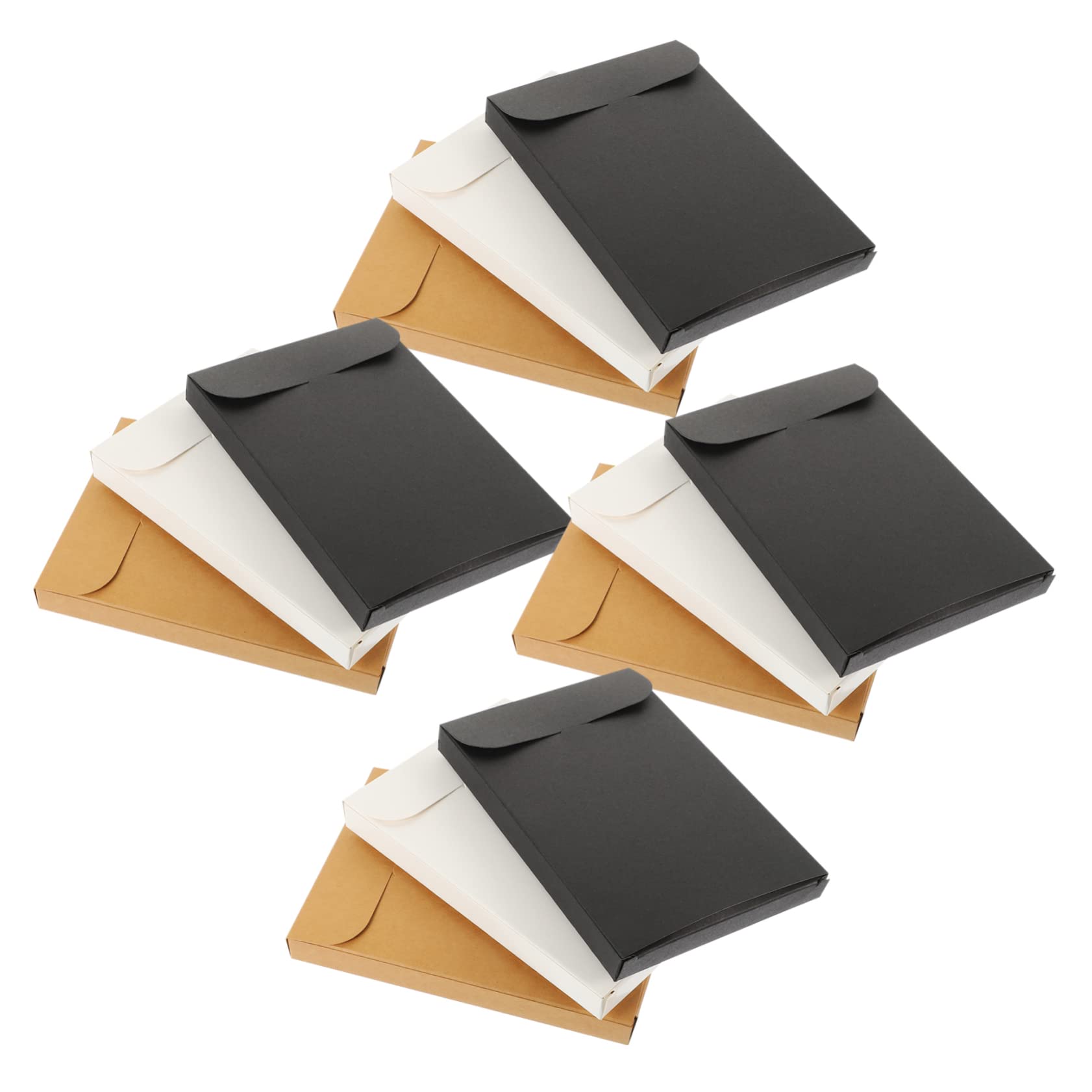 DOITOOL 15pcs Postcard Holder Box Greeting Card Organizer Storage Container for Picture Storage