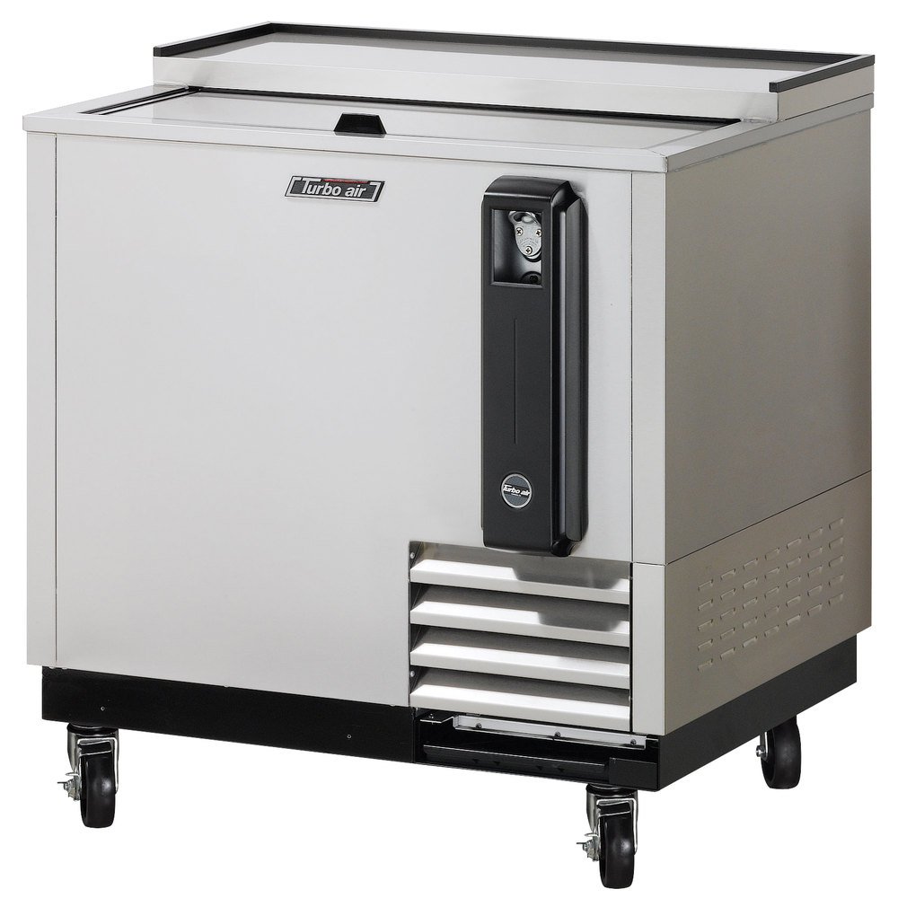 Tbc36sd 8 Cu. Ft. Bottle Cooler With Forced Air Cooling System High Density Pu Insulation Pe Coated Dividers Efficient Refrigeration System And Stainless Steel Construction: Stainless Steel on Fridge.com - View 1