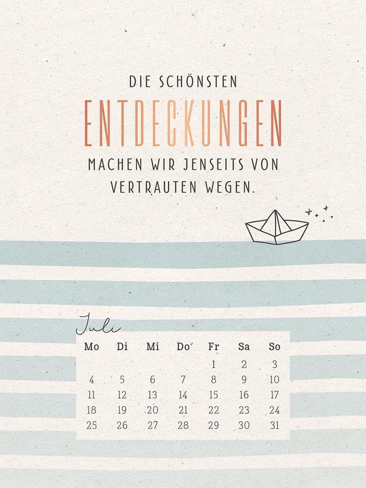 Tischkalender 2022 "Wunder": Kalender mit Holzaufsteller