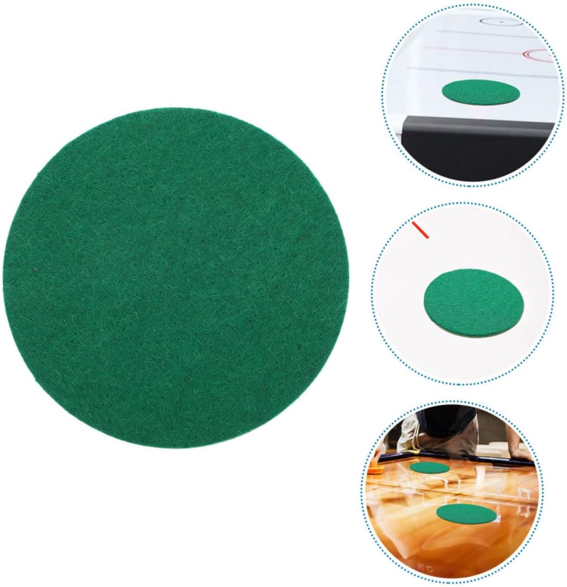 UPKOCH Hockey Flannel Air Hockey Mallet Pad Replacement Pushers Handles Replacement Air Hockey Paddles Pads