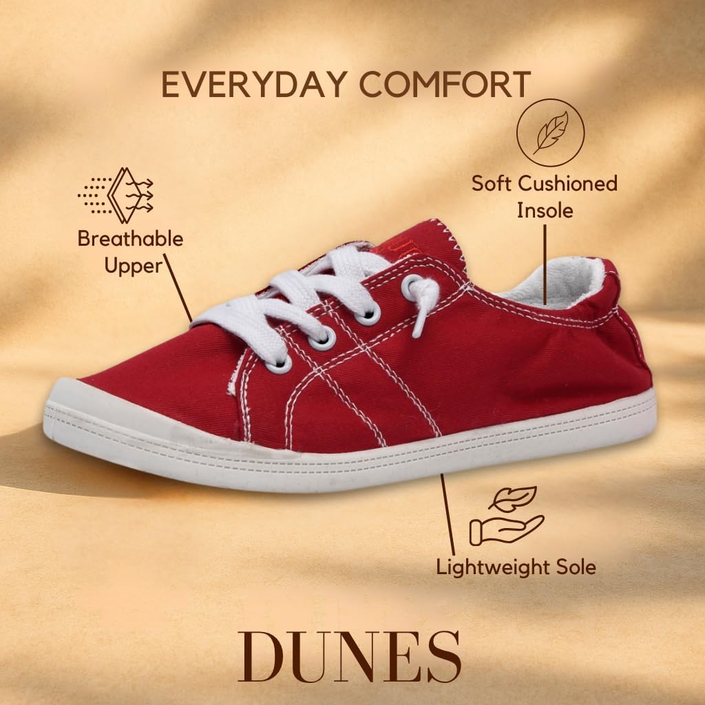 Dunes Sport Women's Reesa Canvas Sneaker - Image 4