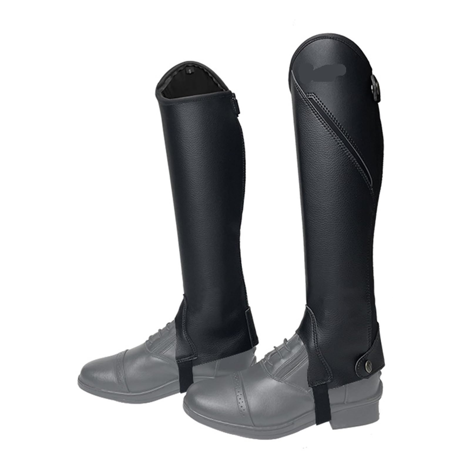 Reiten Half Chaps Reitleggings aus Stretchleder, professionelle Reitbekleidung, bequeme for Ritterbekleidung