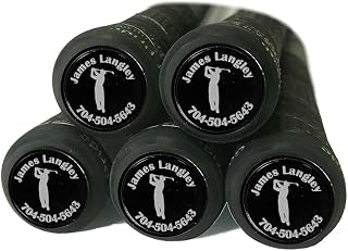 Custom Golf Club Finders | Personalized Identification | 4 Colors, 5 Engraving Styles | Set of 14 | Great Golfer Gift