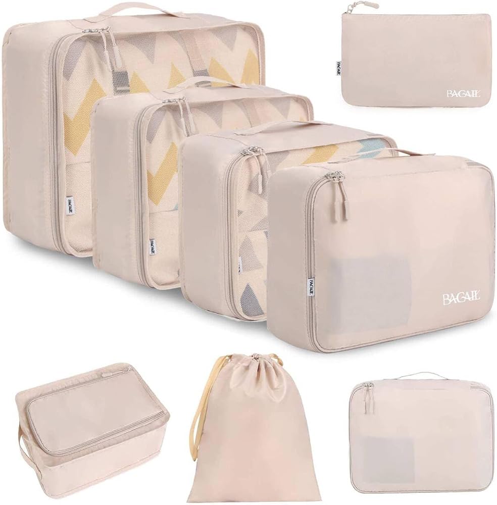 Hero Travel Supply Premium Packing Cubes Set for Suitcases and Carry-Ons