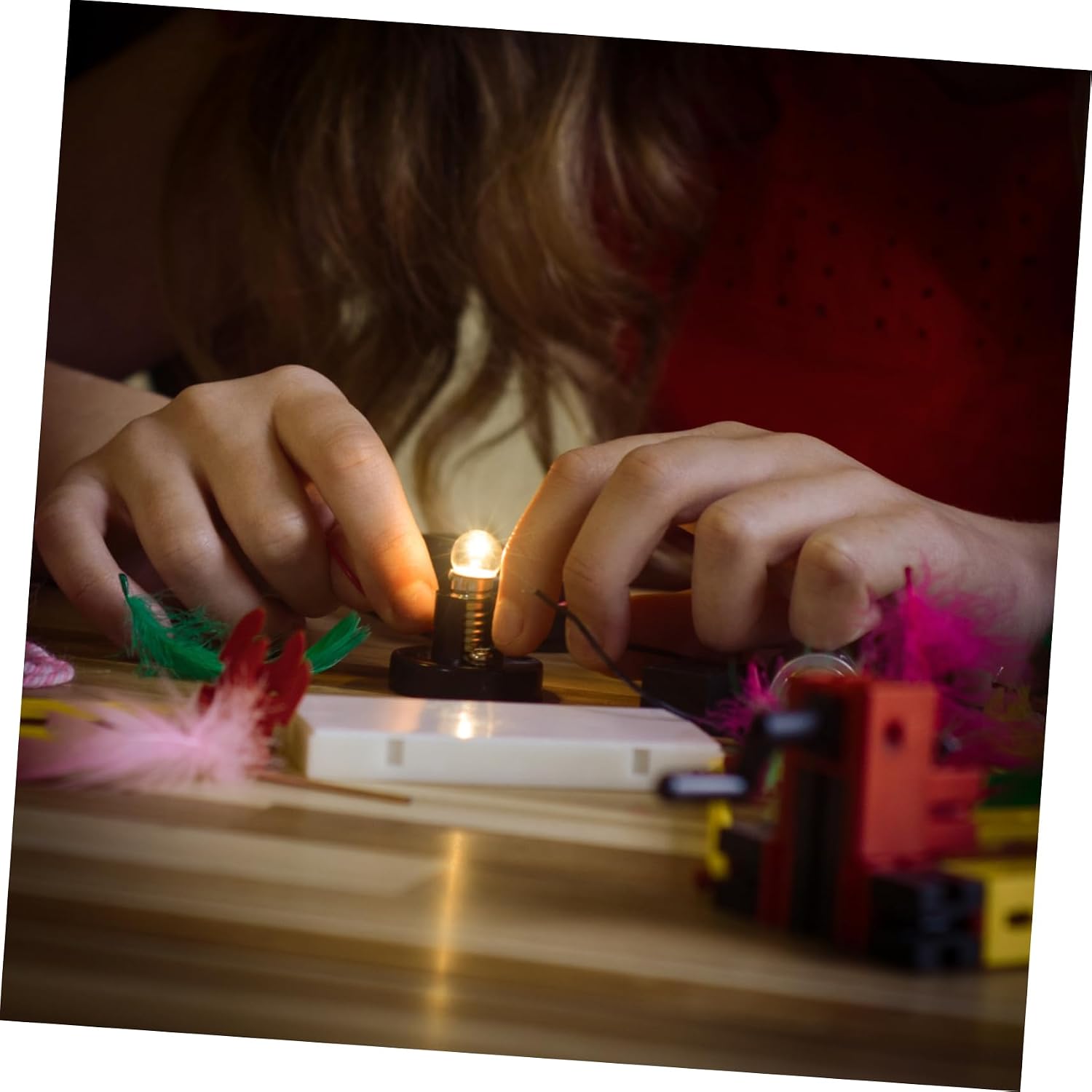 Gadpiparty 50pcs Small Light Bulbs Miniature Lamps Bulbs DIY Teaching Experiment Led Bright Quality