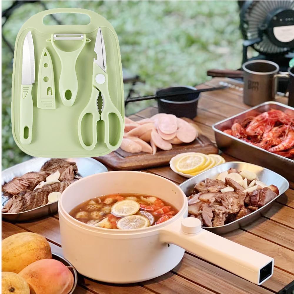 Mini Travel Cutting Board Set, Portable Mini Cping Plastic Cutting Board