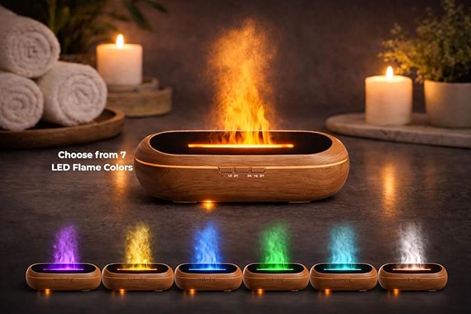 Difusor de Aromas AquaAura Flame con Efecto Llama, 160ml miniatura 4