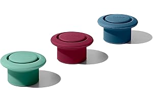 Durable and Effective Wine Bottle Stoppers: OXO Good Grips Silicone Wine Stoppers