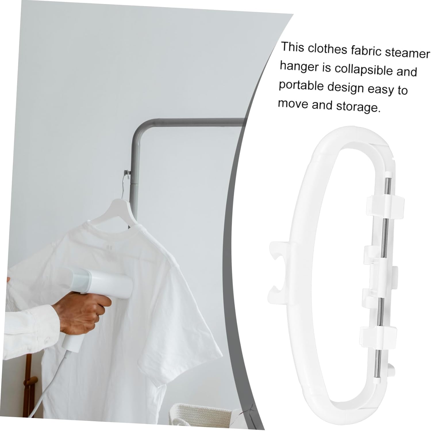 Clothing Hanger Indoor Use Steam Ironing Bracket Garment Steamer Hanger