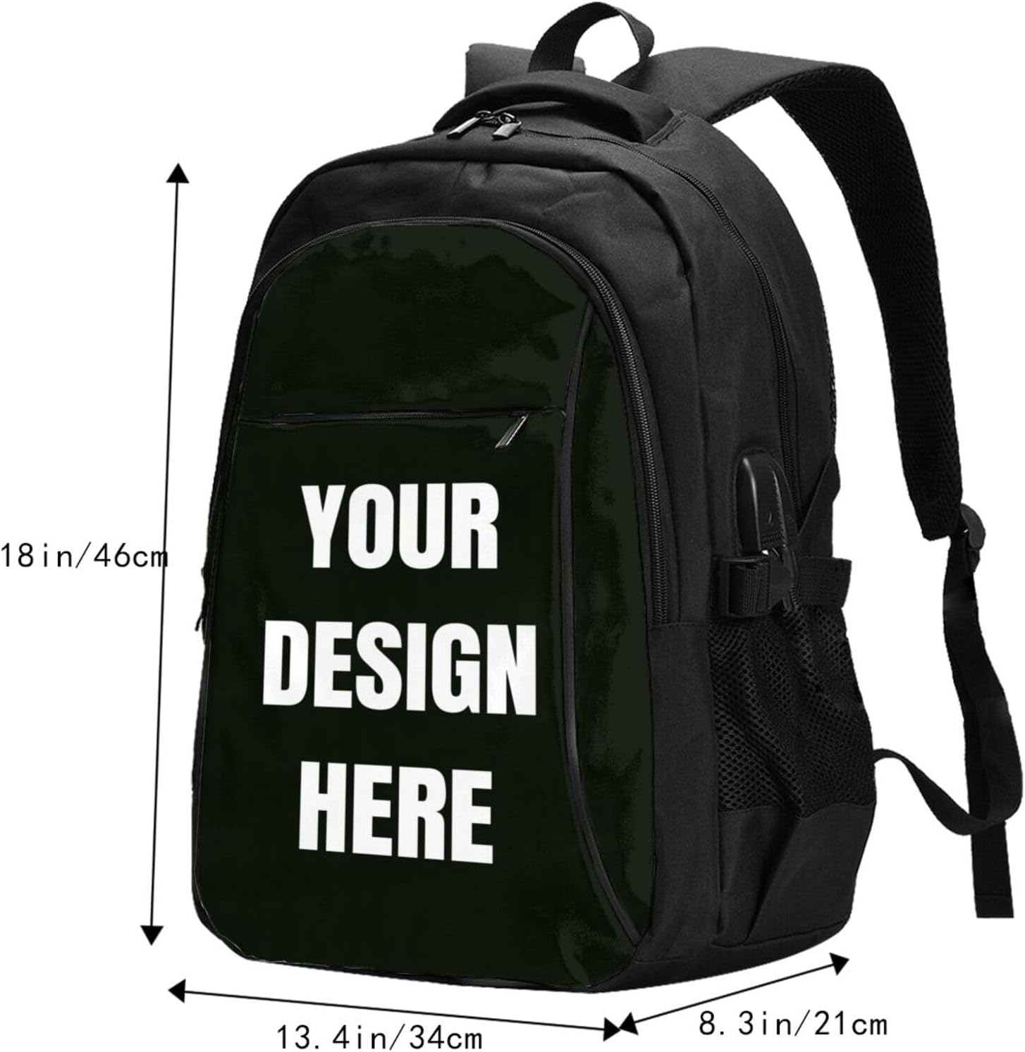 Custom Backpack Large Personalized Backpack For Women Men Design Your Own Work Travel Laptop Bag To High Volume Casual Packet,Extra Large