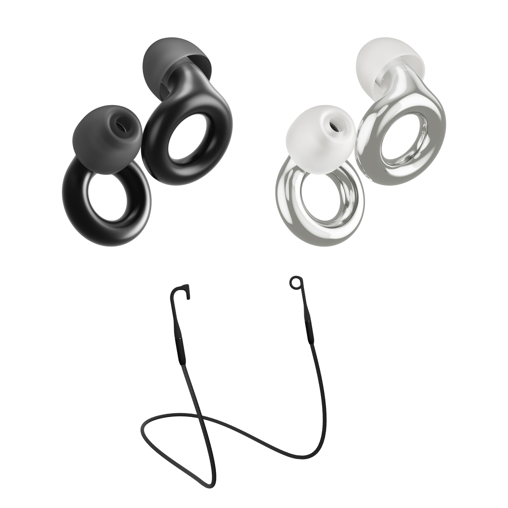Loop Earplugs, coffret Experience Link – Lot de 2x Experience 2 + Link | Bouchons d’oreille réutilisables pour la sensibilité au bruit, les concerts, spectacles, festivals