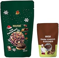 BOGATCHI Plum Cake Mix - Pre-Soaked Dry Fruits Dry Ginger, Cashews, Raisins, Dates, Dry Ginger, Orange Peel, Tutty...