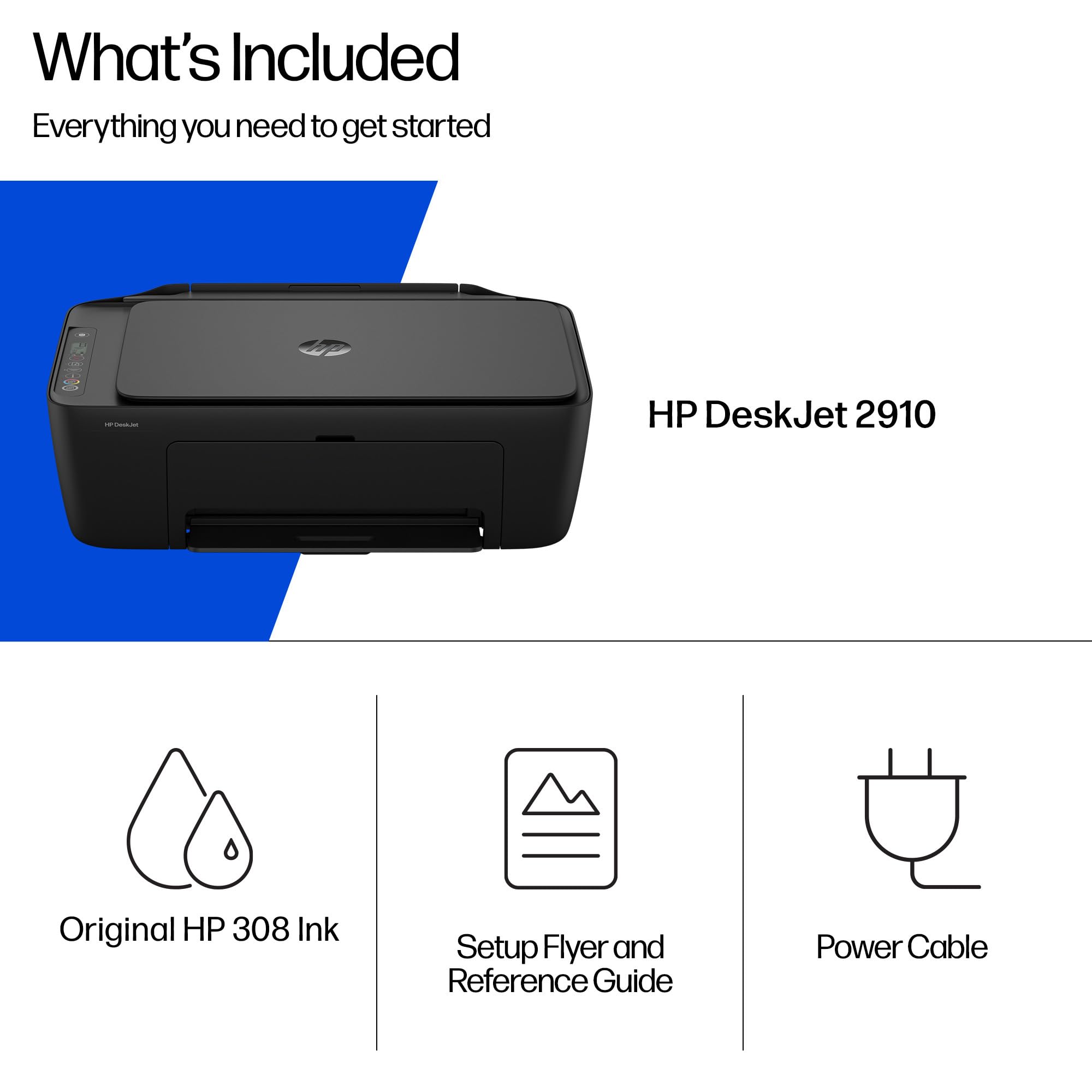 HP DeskJet 2910 All in One Printer | Perfect for Home | Colour | Wireless | Print, Scan & Copy | 3 months free Instant Ink | Easy Setup & Reliable Wi-Fi — view 10