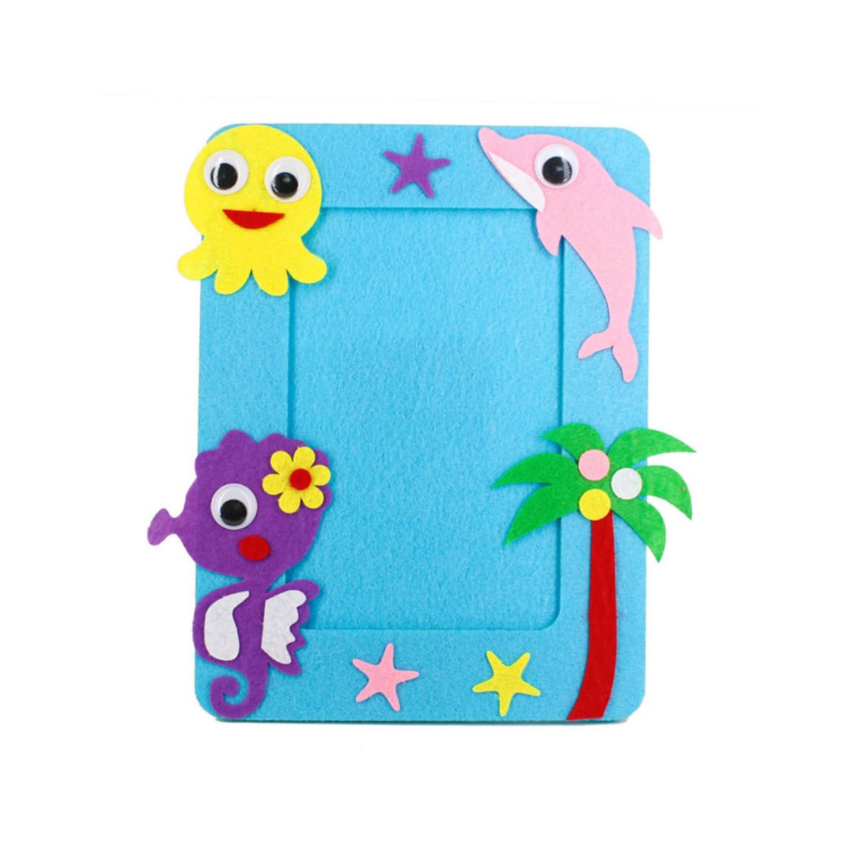 10 Set cornice fai da te in tessuto non tessuto adesivi per artigianato per kit trucco per per ragazze album in tessuto non tessuto materiale dell'album
