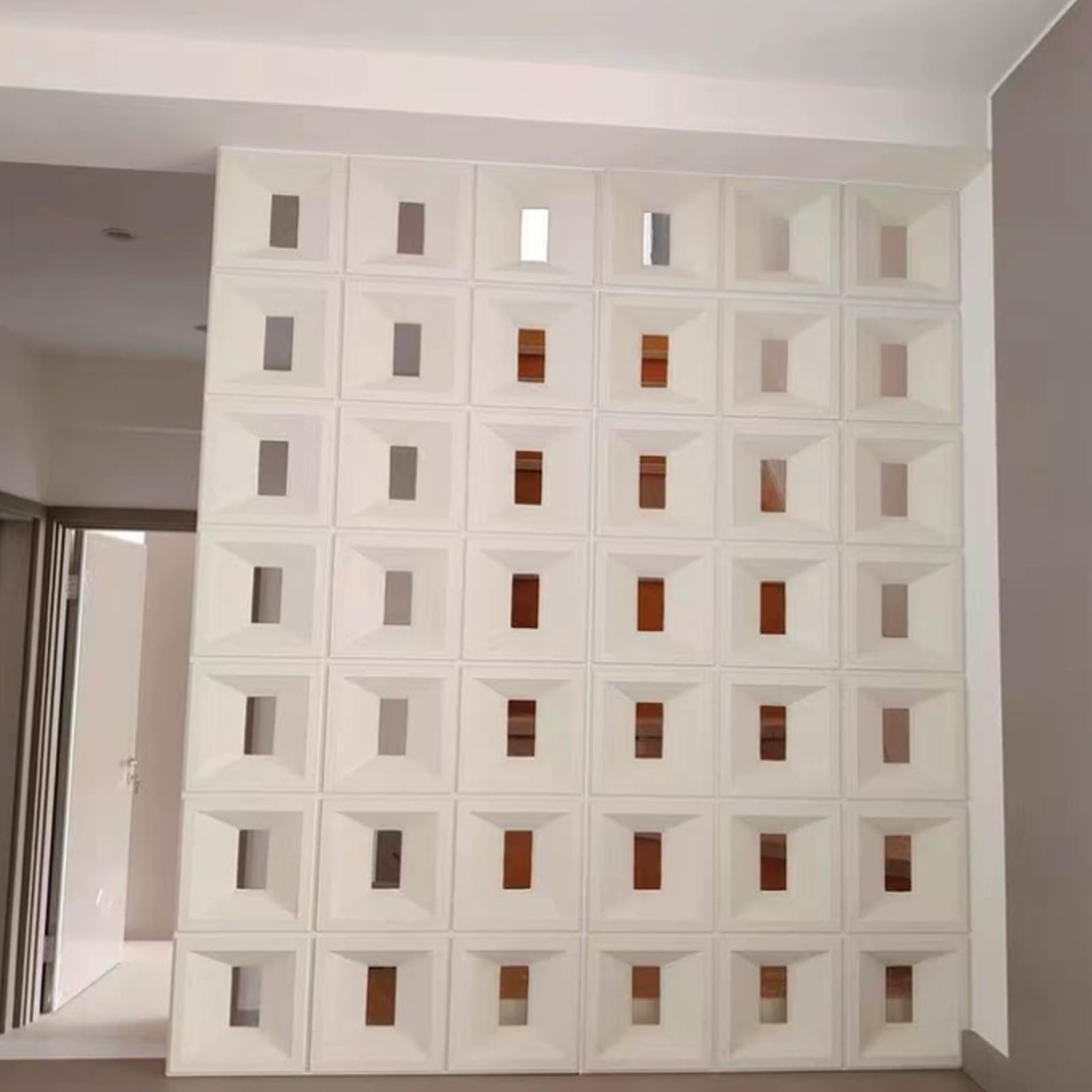 Panneau de séparation brique intérieur extérieur avec kit de montage complet