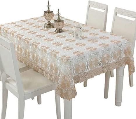 Amazon テーブルクロス かわいい レース シンプル べージュ 北欧ins 和風 デニム風 カフェ風 テーブルカバー ジャカード 通気性 防菌 防臭効果 様替え 食卓 長机 在宅 60 60cm 自宅 オフィス テーブルマット 祝日の贈り物 プレゼント テーブルクロス オンライン通販