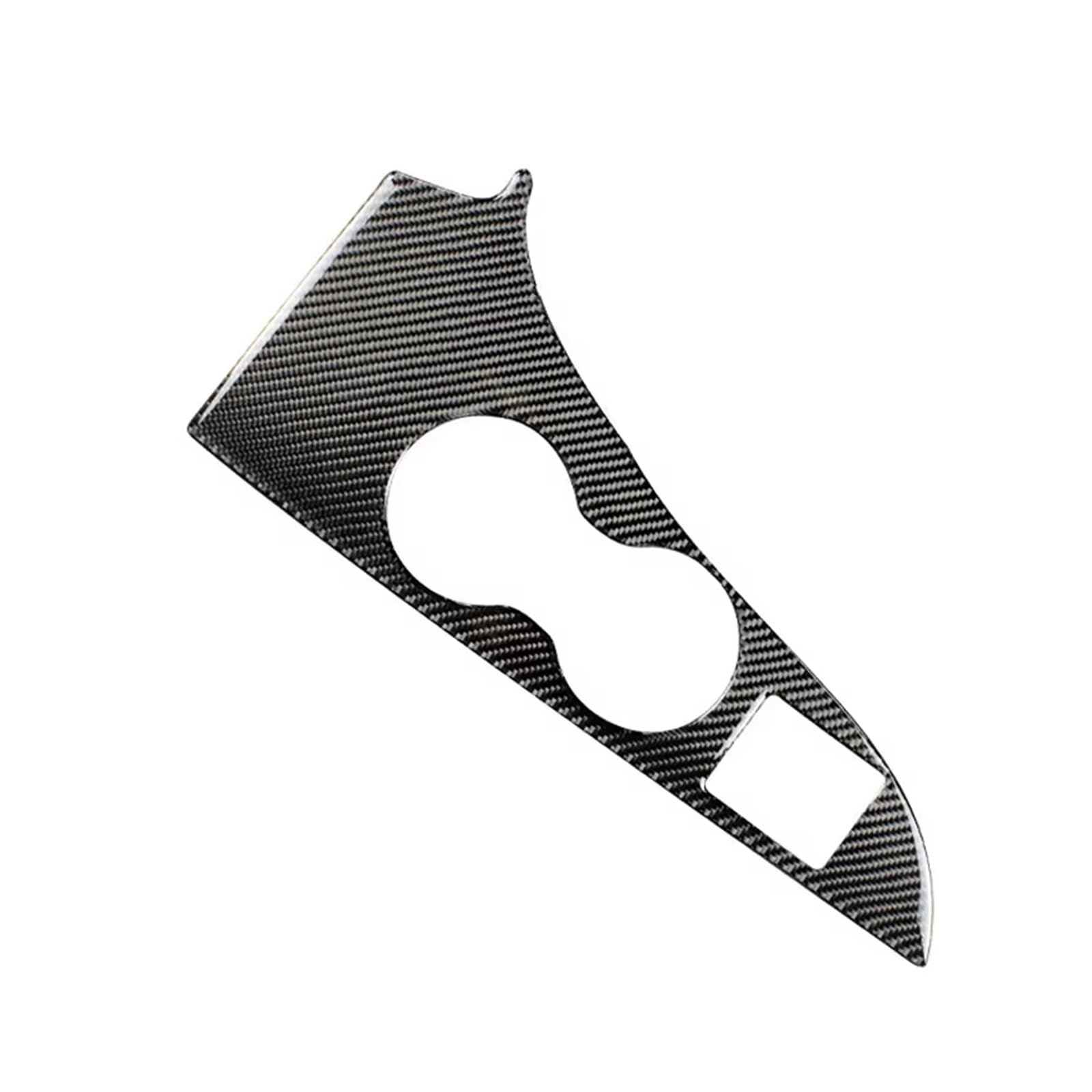 for Lexus for RX300 for RX270 for RX200T for RX450h 2016 2017 2018 2019 Car Interior Console Water Cup Panel Cover Trim Decor Sticker Trim Cover Interior(Black Carbon Fiber)